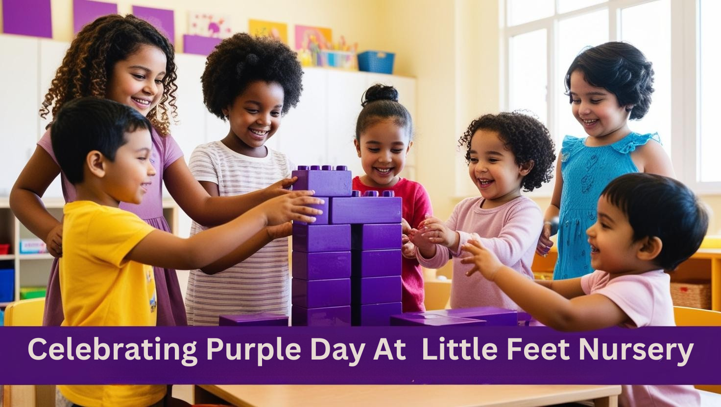 Celebrating Purple Day At Little Feet Nursery